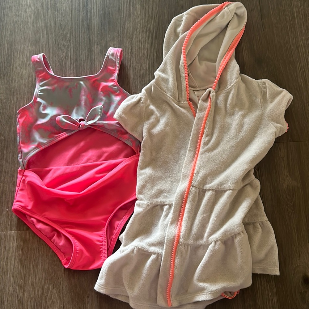 Bathing suit and cover up